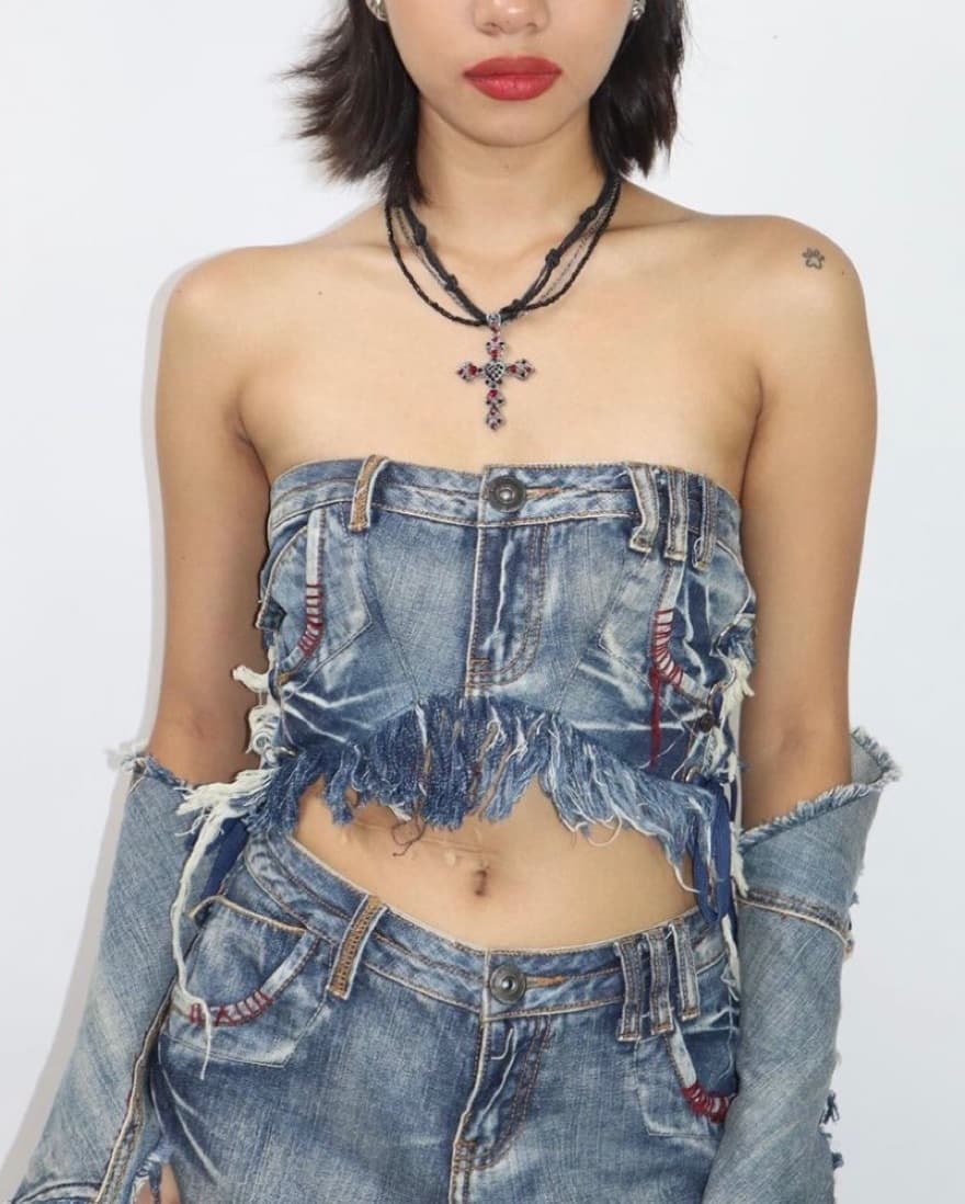 Denim Ensemble Set - Image 2