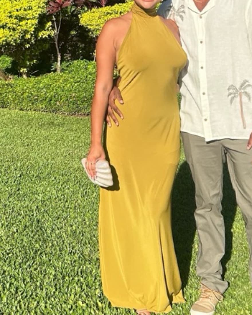 Long Open Back Halter Dress - Image 3