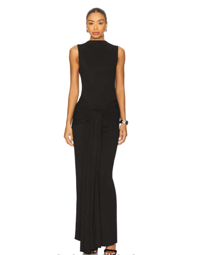 Piper Maxi Dress In Black - Image 1