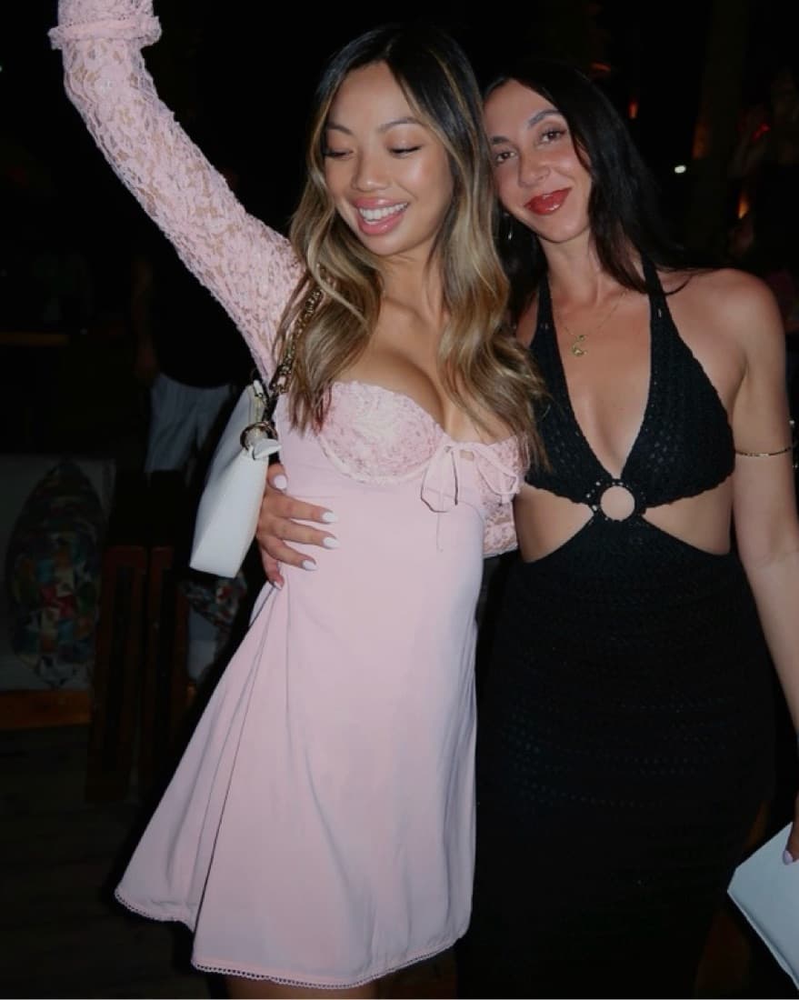 Babyboo Pink Lace Babydoll Dress - Image 2