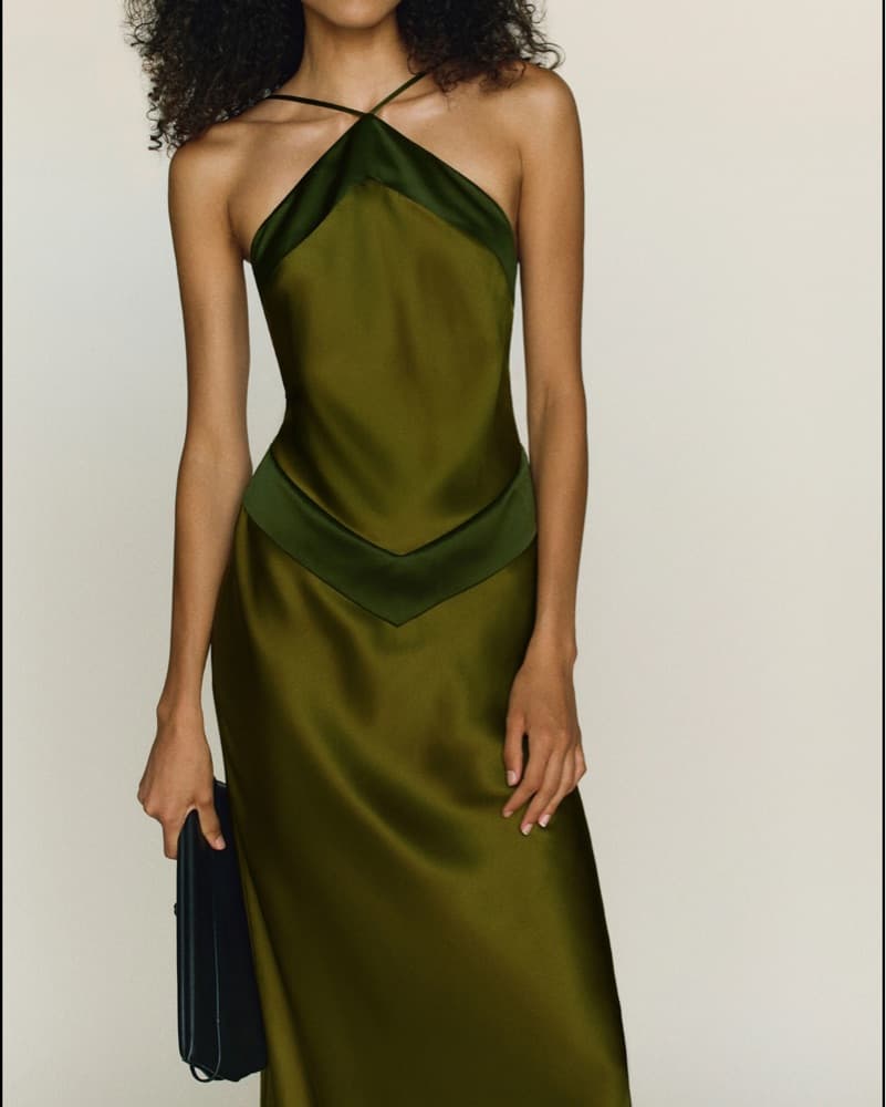 Reformation Jillian Silk Dress - Image 1