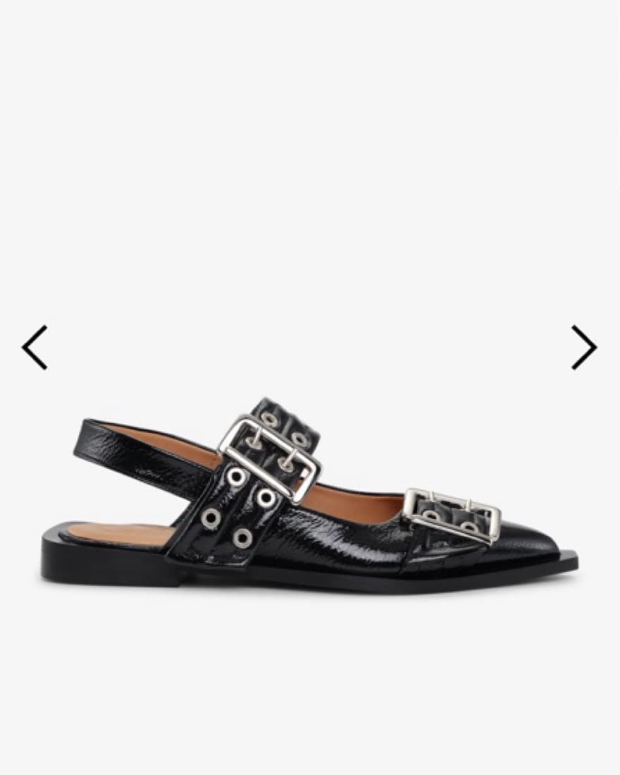 Ganni Buckle Flats  - Image 3