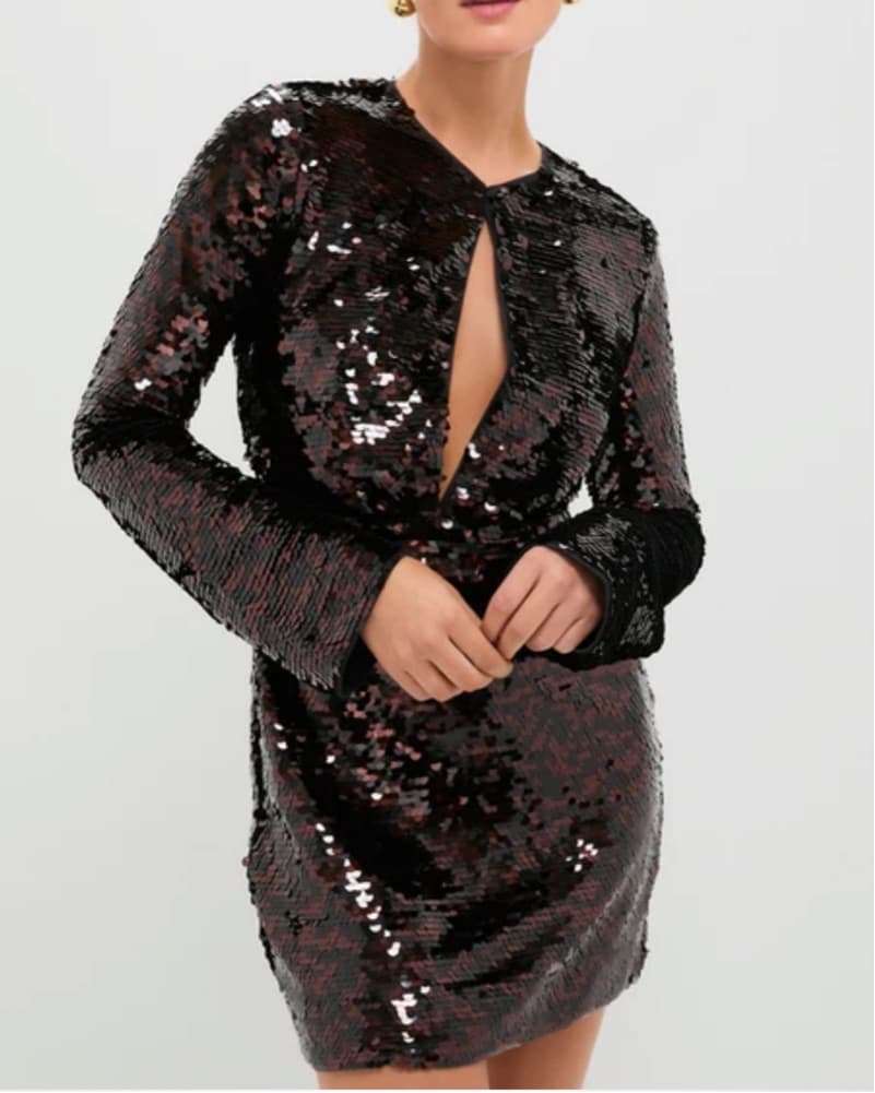 Staud Fifi Sequin Mini Dress - Image 6