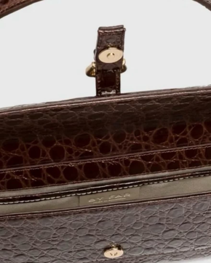 By Far Miranda Embossed Leather Bag - Image 5