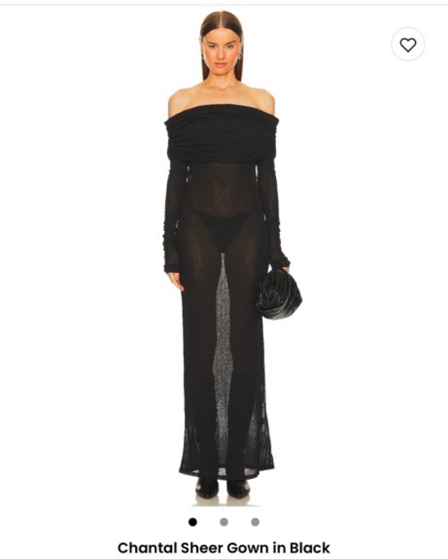 Superdown Sheer Dress - Image 1