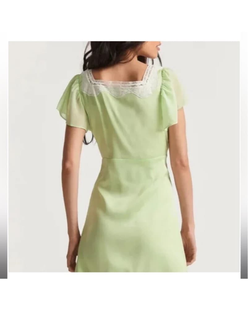 Loveshackfancy Green Mini Dress - Image 2