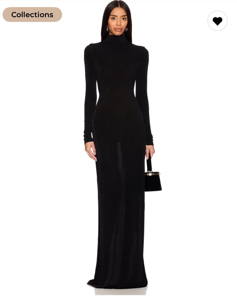 Seroya Kim Maxi Dress In Black - Image 2