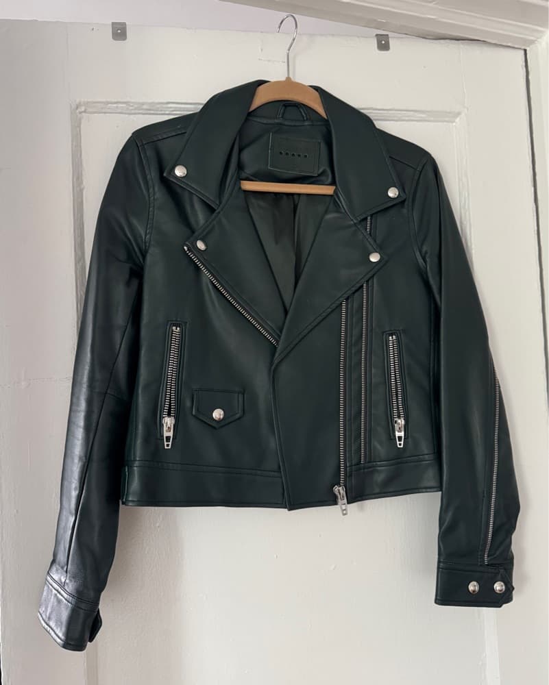 BlankNYC - Green Leather Jacket - Image 1