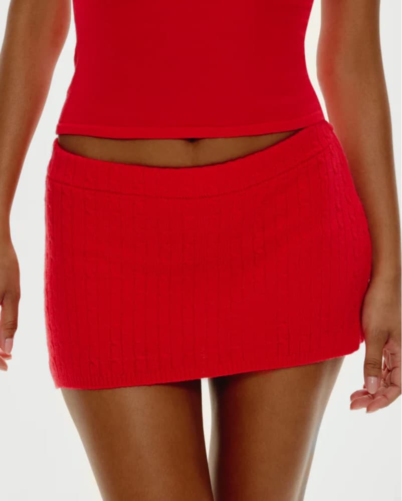 Frankies Bikinis Knit Mini Skirt - Image 3