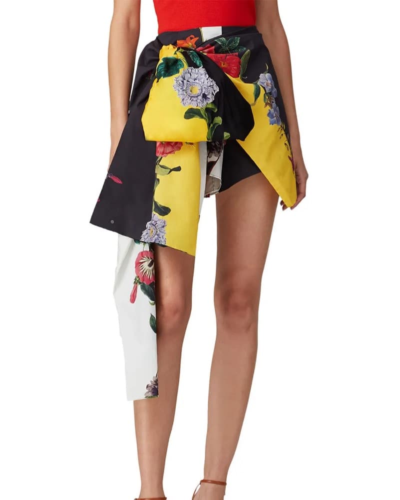Oscar De La Renta Floral Skort - Image 1