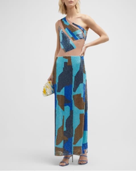 Cult Gaia Beaded Gown - Image 1