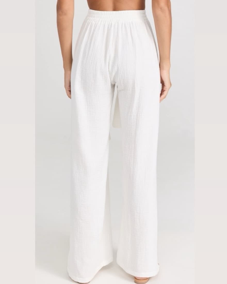 White Coverup Pants - Image 3