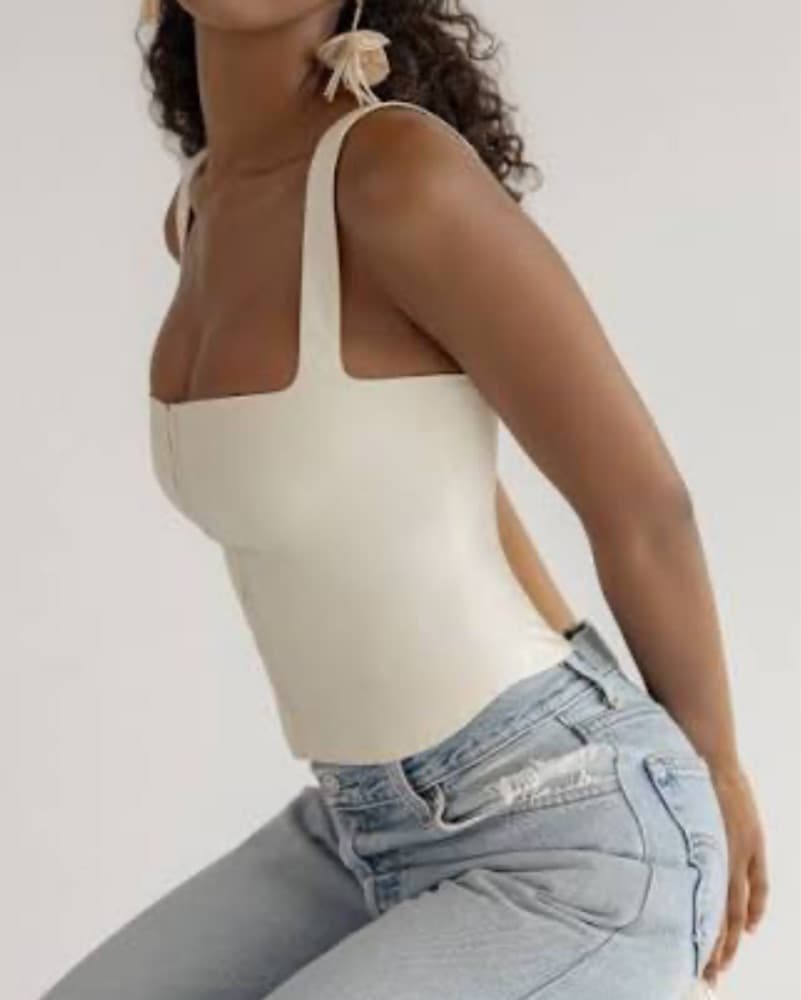 Orseund Iris Minimal Bustier Cream - Image 2