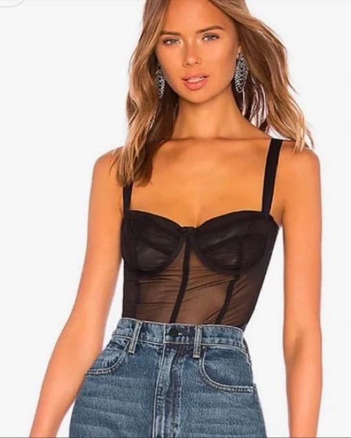 Guizio Corset Black Top - Image 1