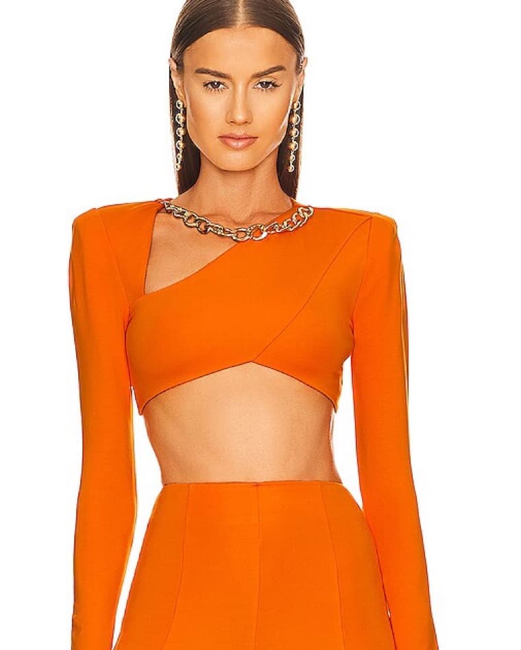 Chain Orange Pant set - Image 5