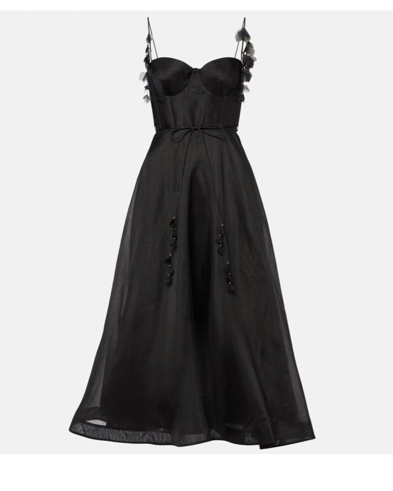 SOLD OUT - Zimmerman Silk Bustier Dress - Image 2