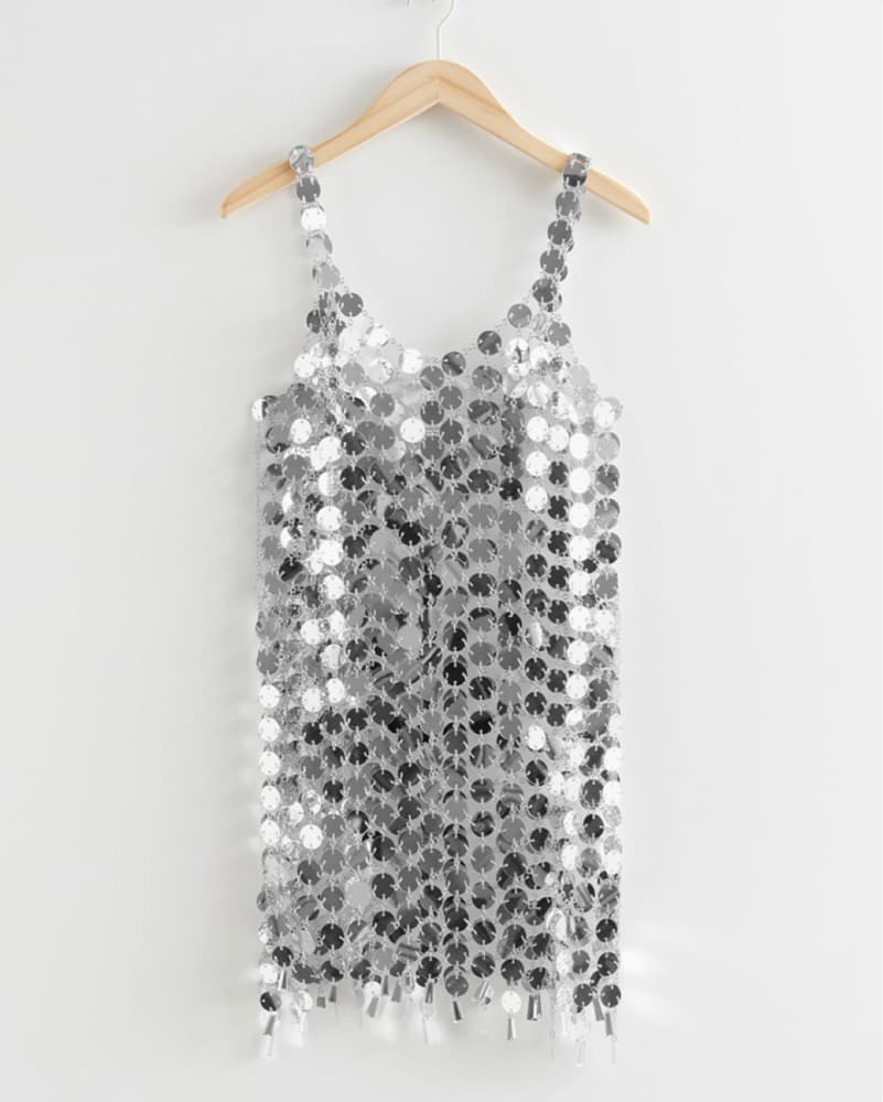 & Other Stories Mirror Dress - Image 1