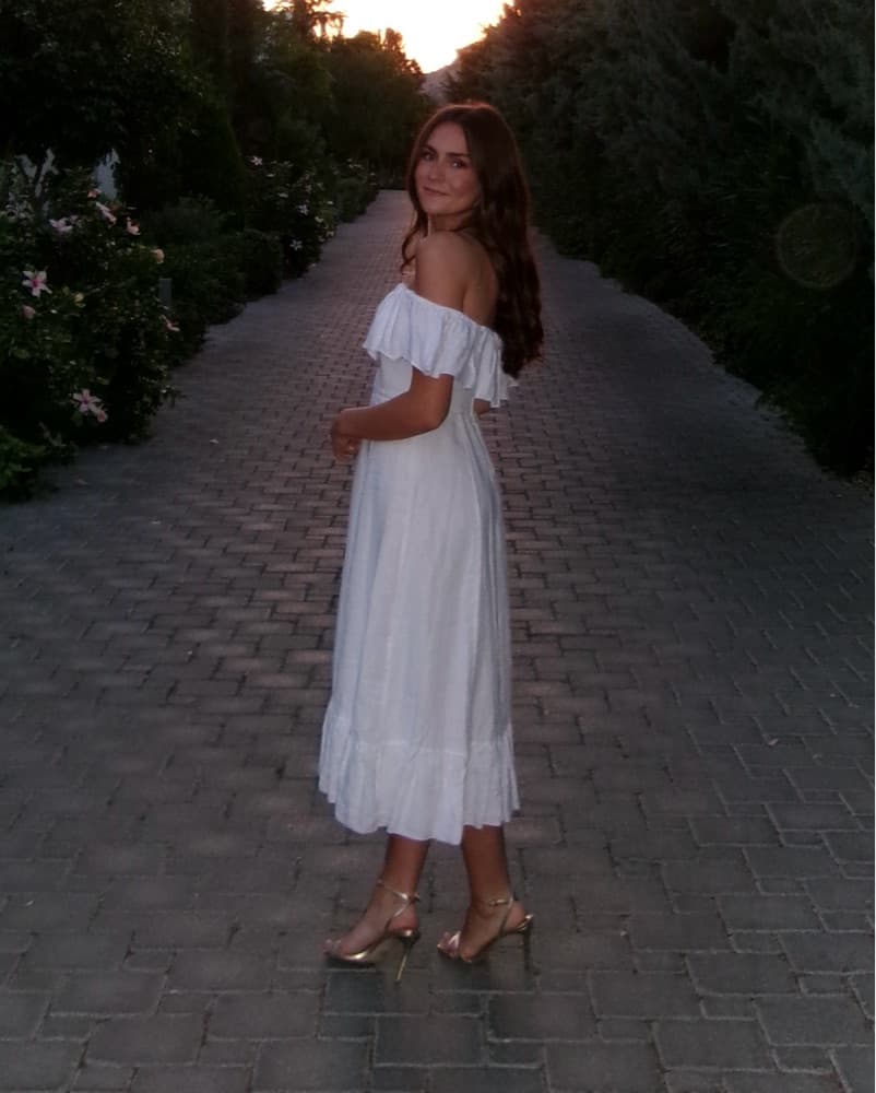 Aritzia White Linen Dress - Image 1