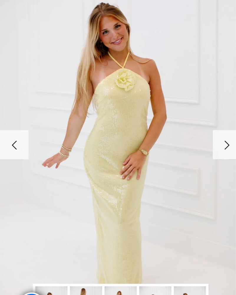 Triple Threads Sequin Halter Dress - Image 2