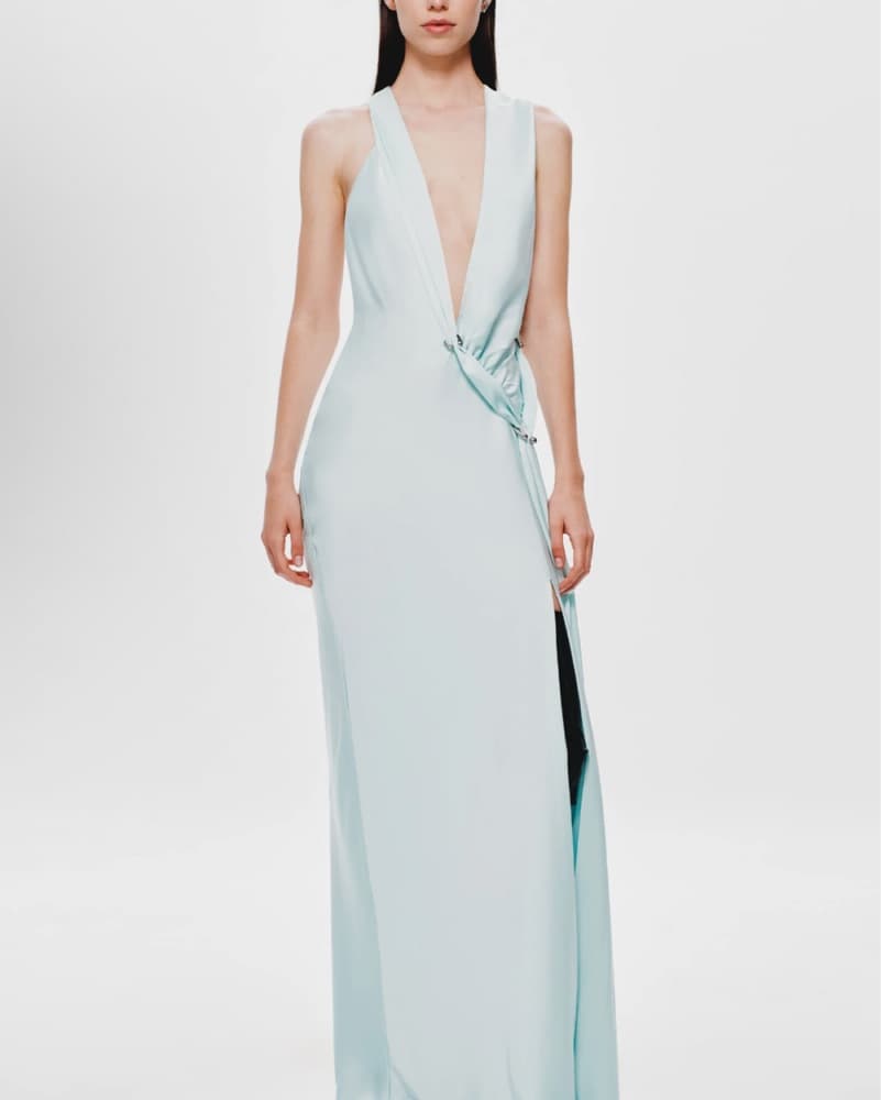 The Harlow Satin Dress - Image 1