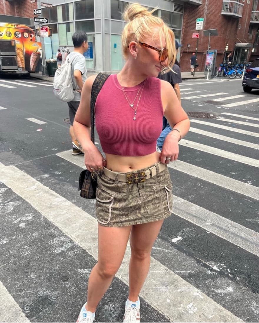 Camo Mini Skirt  - Image 1