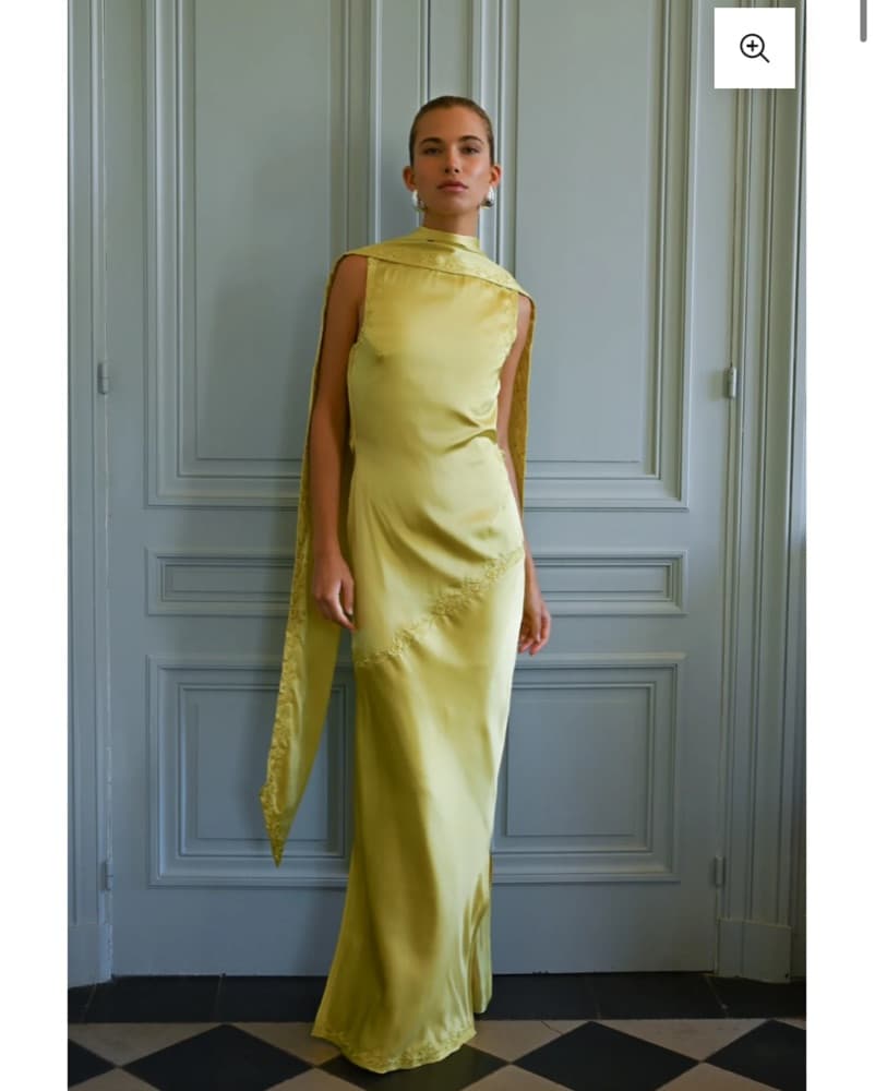 Nina Silk Dress From Yllwthelabel - Image 1