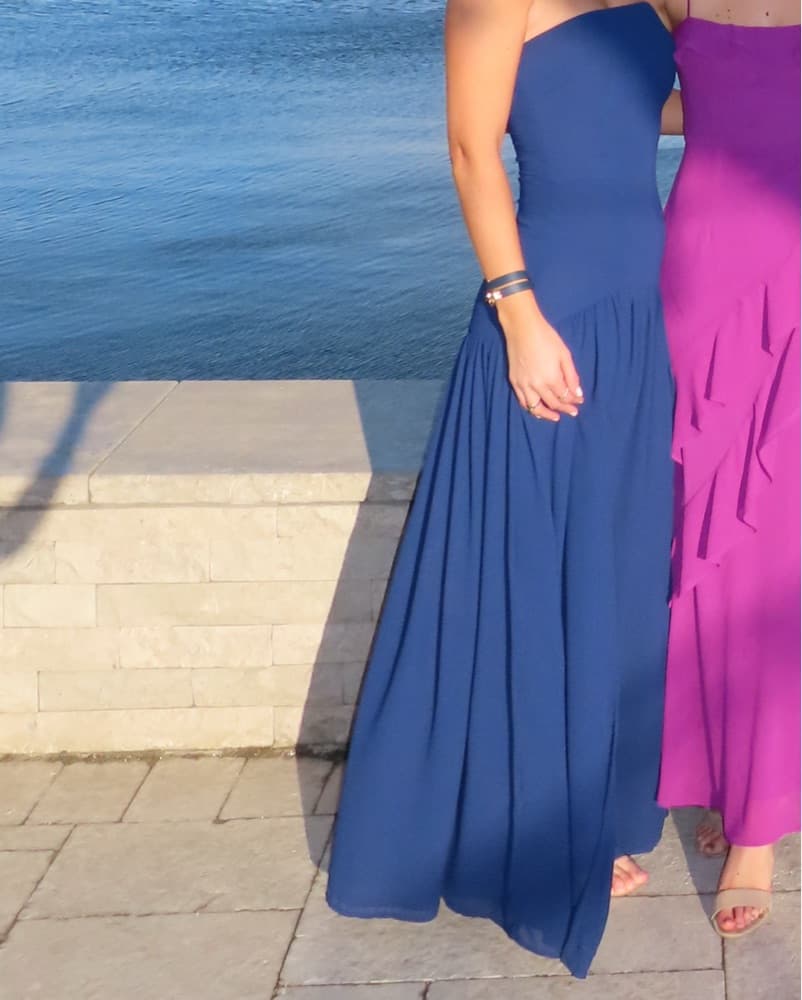Elegant Navy Maxi Dress - Image 4