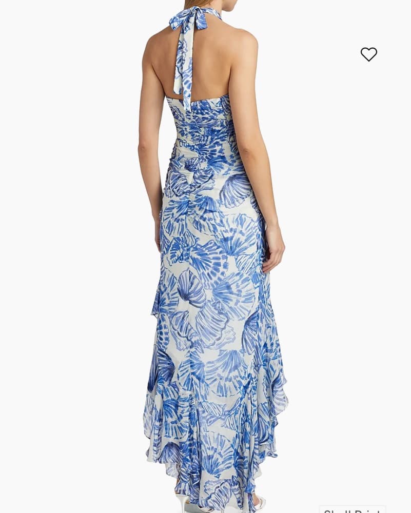 Amanda Uprichard Marabou Printed Dress - Image 2