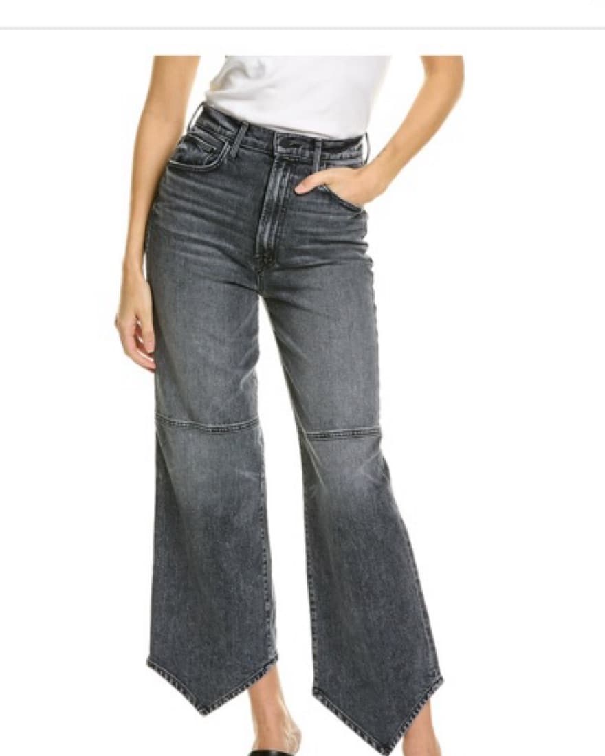 MOTHER The Dagger Flood Midnights Jeans - Image 1