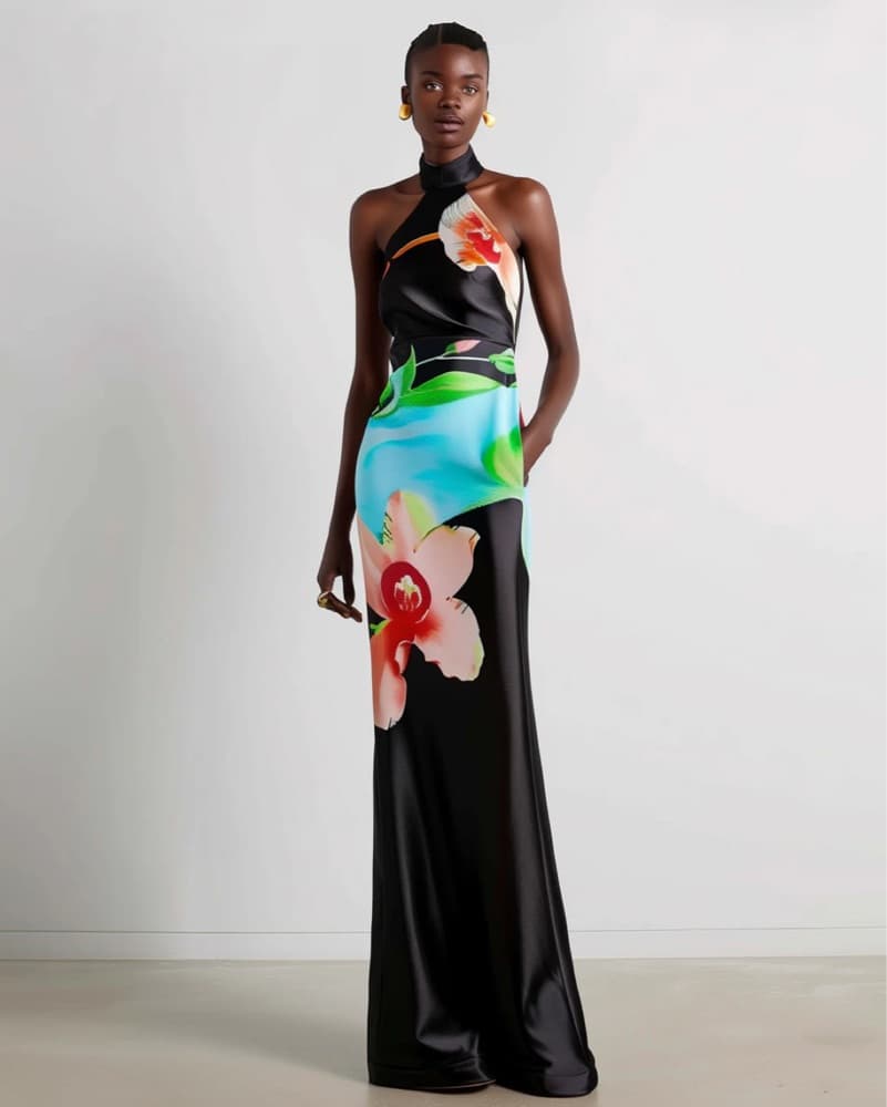 JW PEI Halter Dress - Image 1