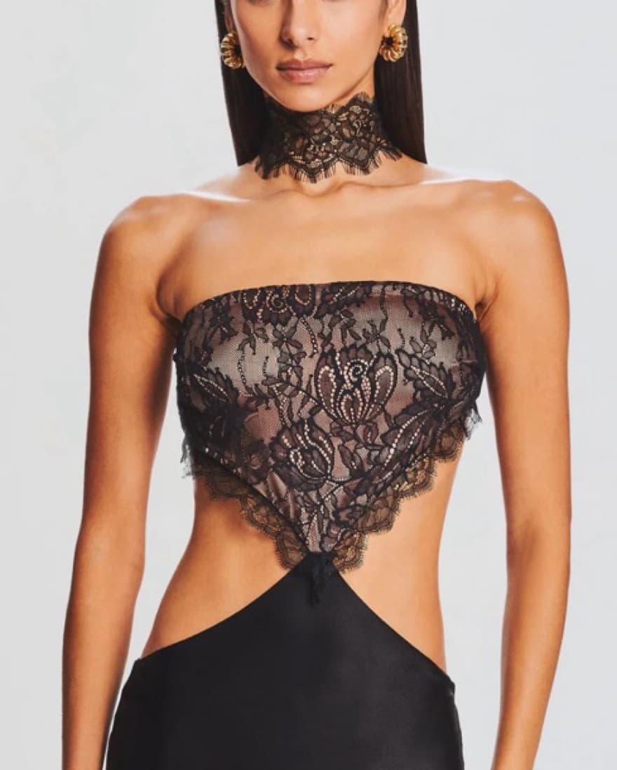 Retrofete Black Sexy Elegant Dress  - Image 2