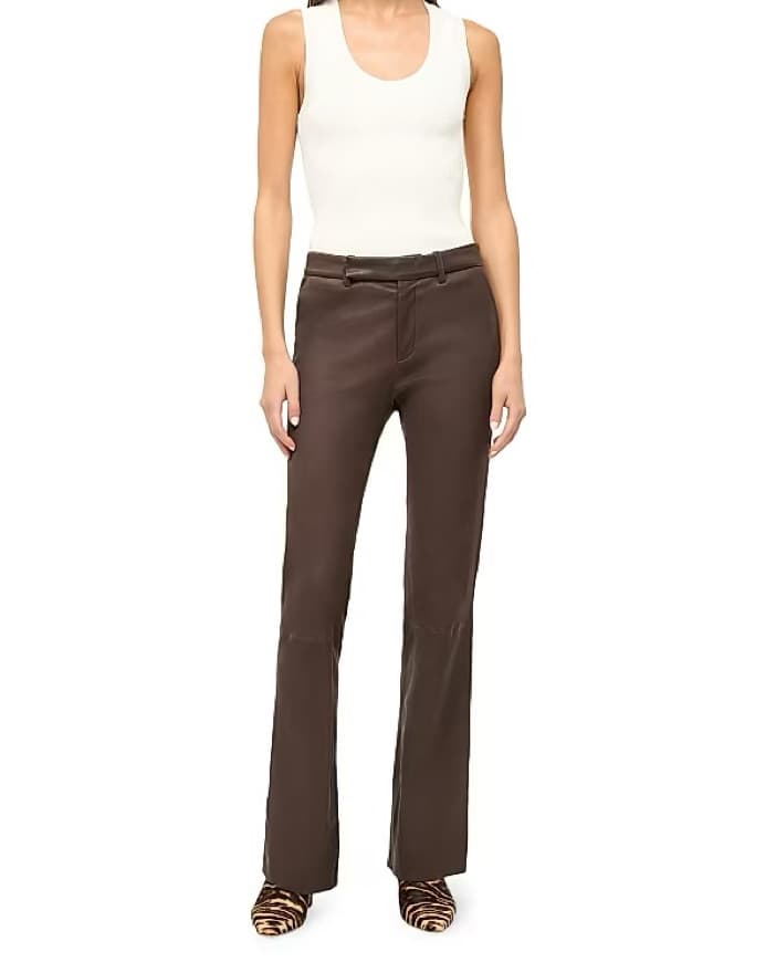 Staud Leather Pants - Image 1