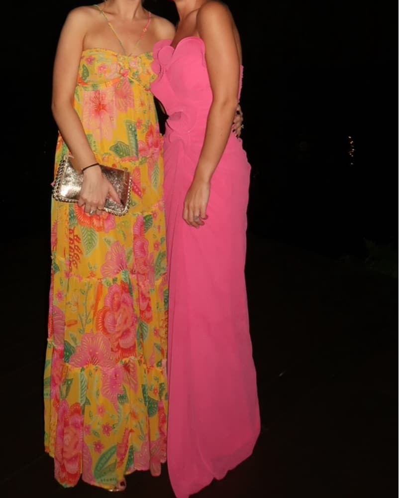 Ruffled Georgette Gown - Badgley Mischka - Image 3