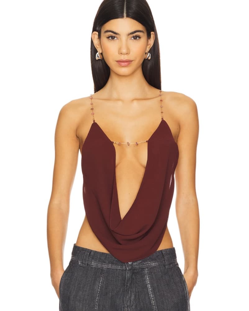 Jaded London Cowl Neck Top - Image 1