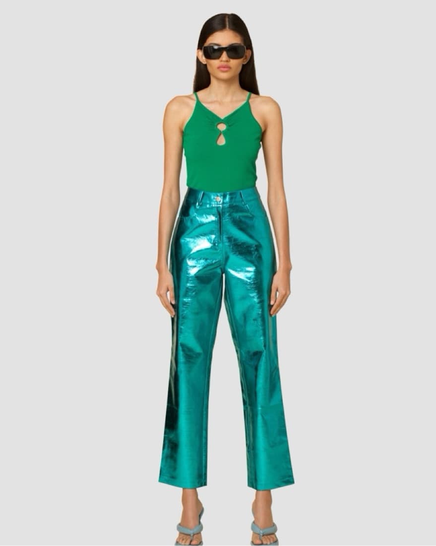 Amy Lynn Metallic Pants - Image 3