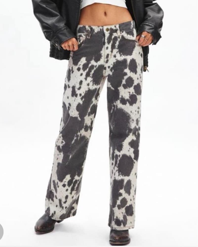 BDG Cow Print Pants  - Image 1