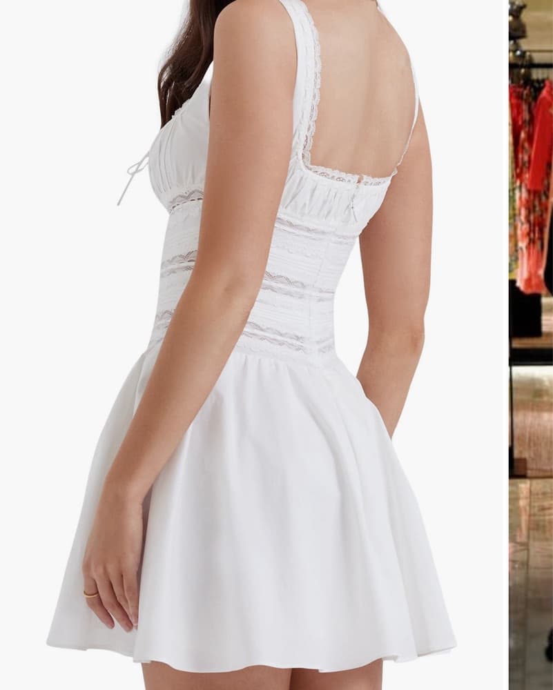 House of Cb Lace Trim Mini dress - Image 2