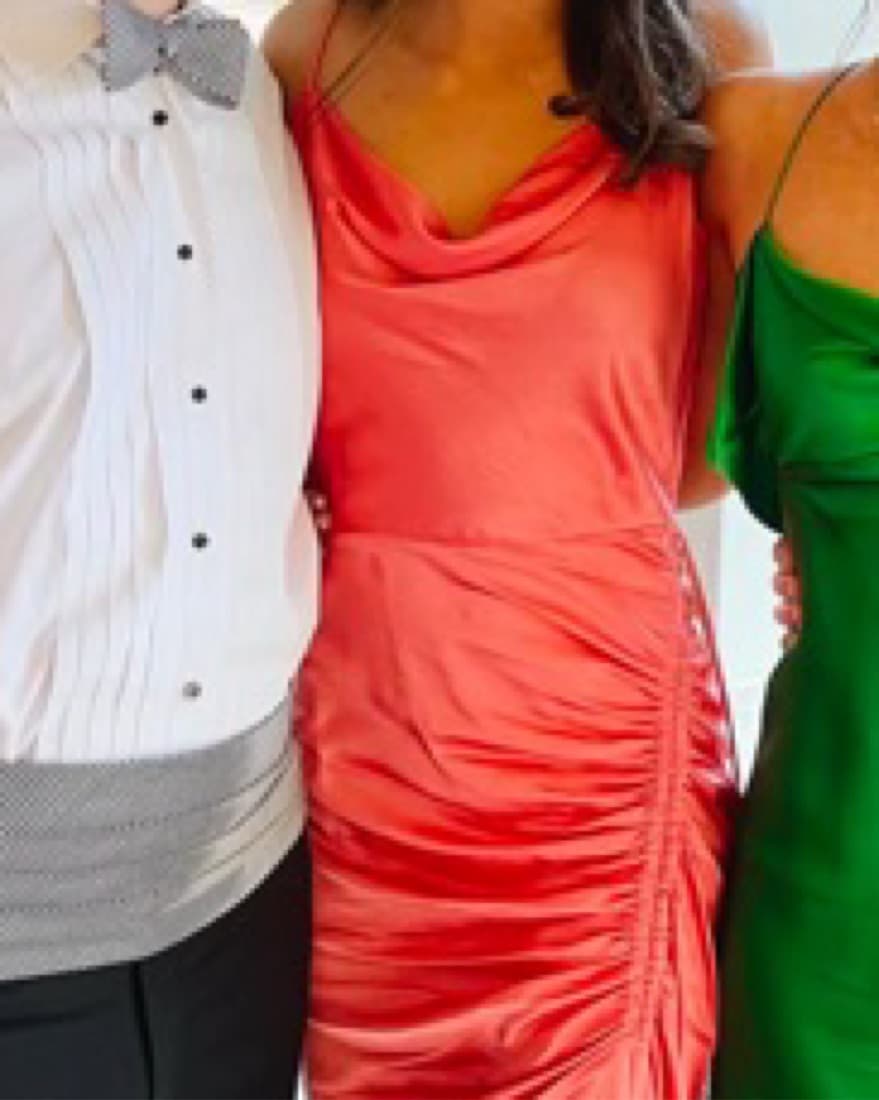 Veronica Beard Satin Long Dress - Image 3