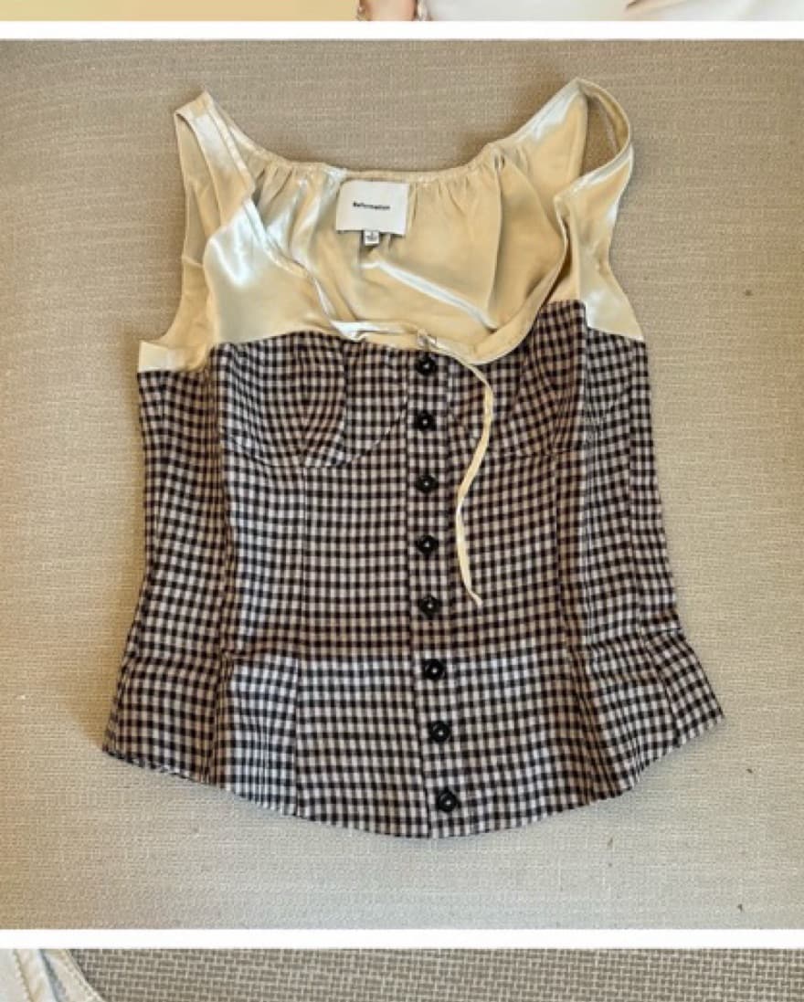 Reformation Beverly Linen Top - Image 3