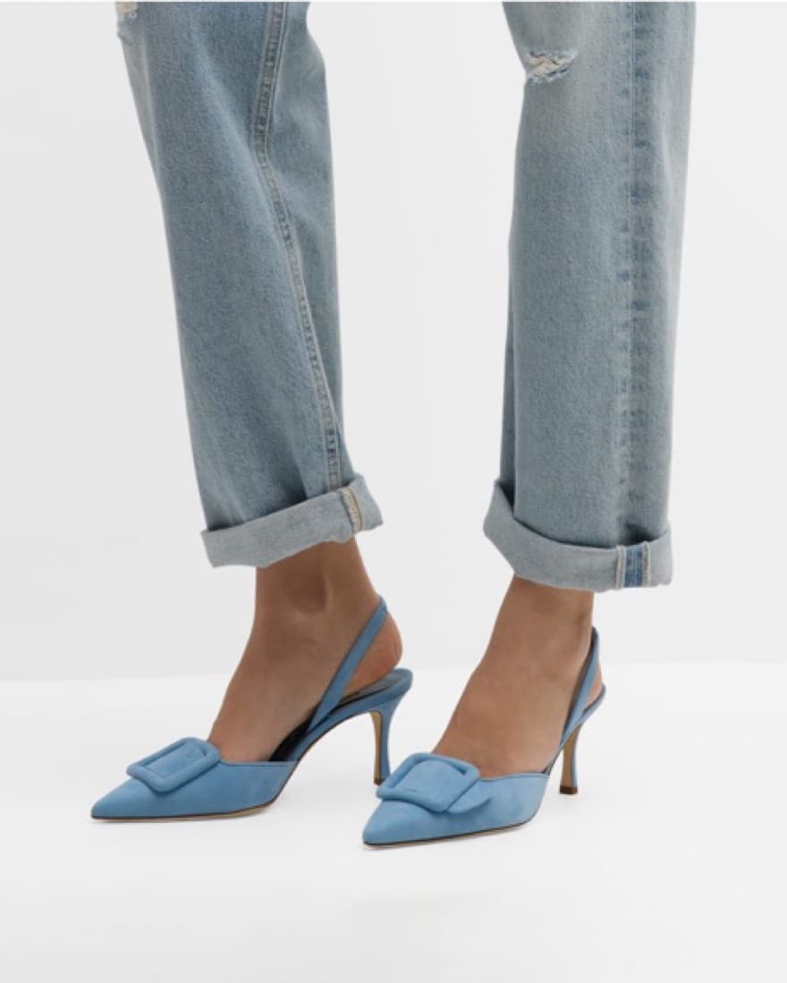 Manolo Blahnik Maysli Slingbacks - Image 5