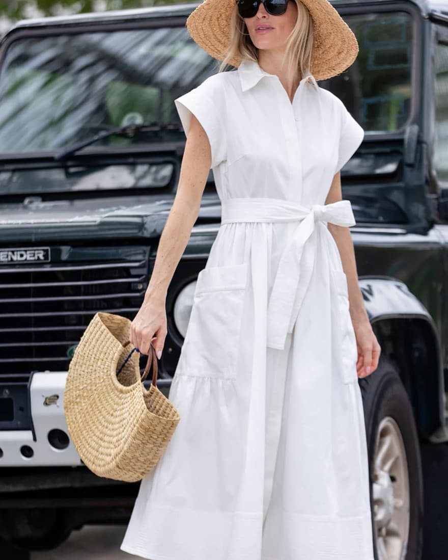 BETTY DRESS - BLANC By Julia Amory - Image 1