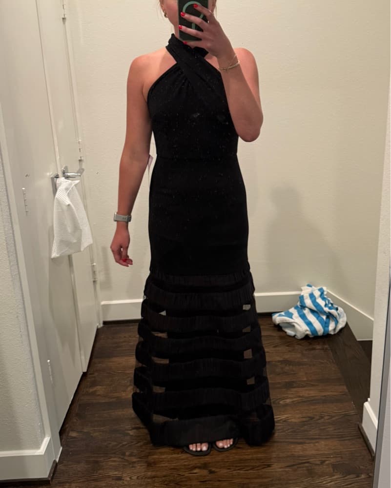Black Long Gown - Image 2