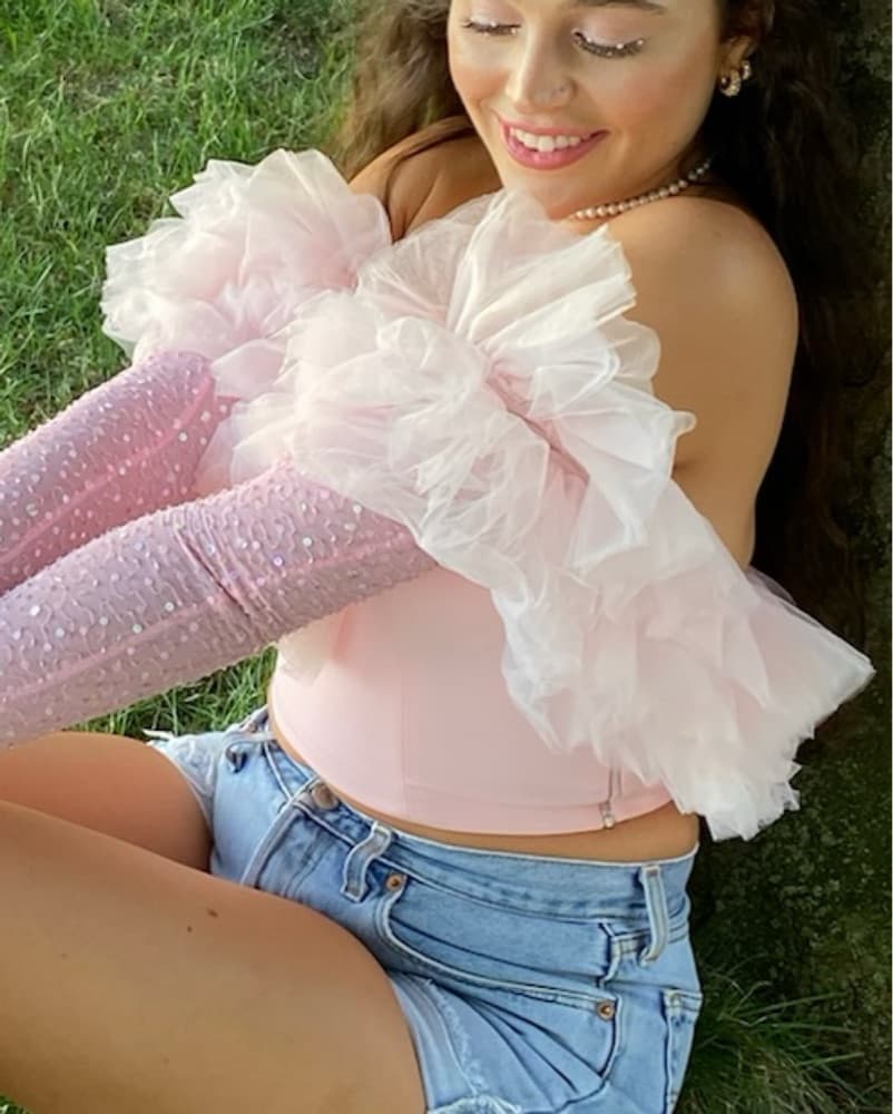 Dyspnea Pink Tulle Top - Image 3