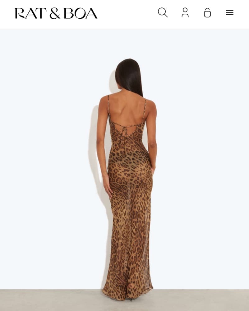Rat And Boa VALENTINA Leopard Print - Image 4