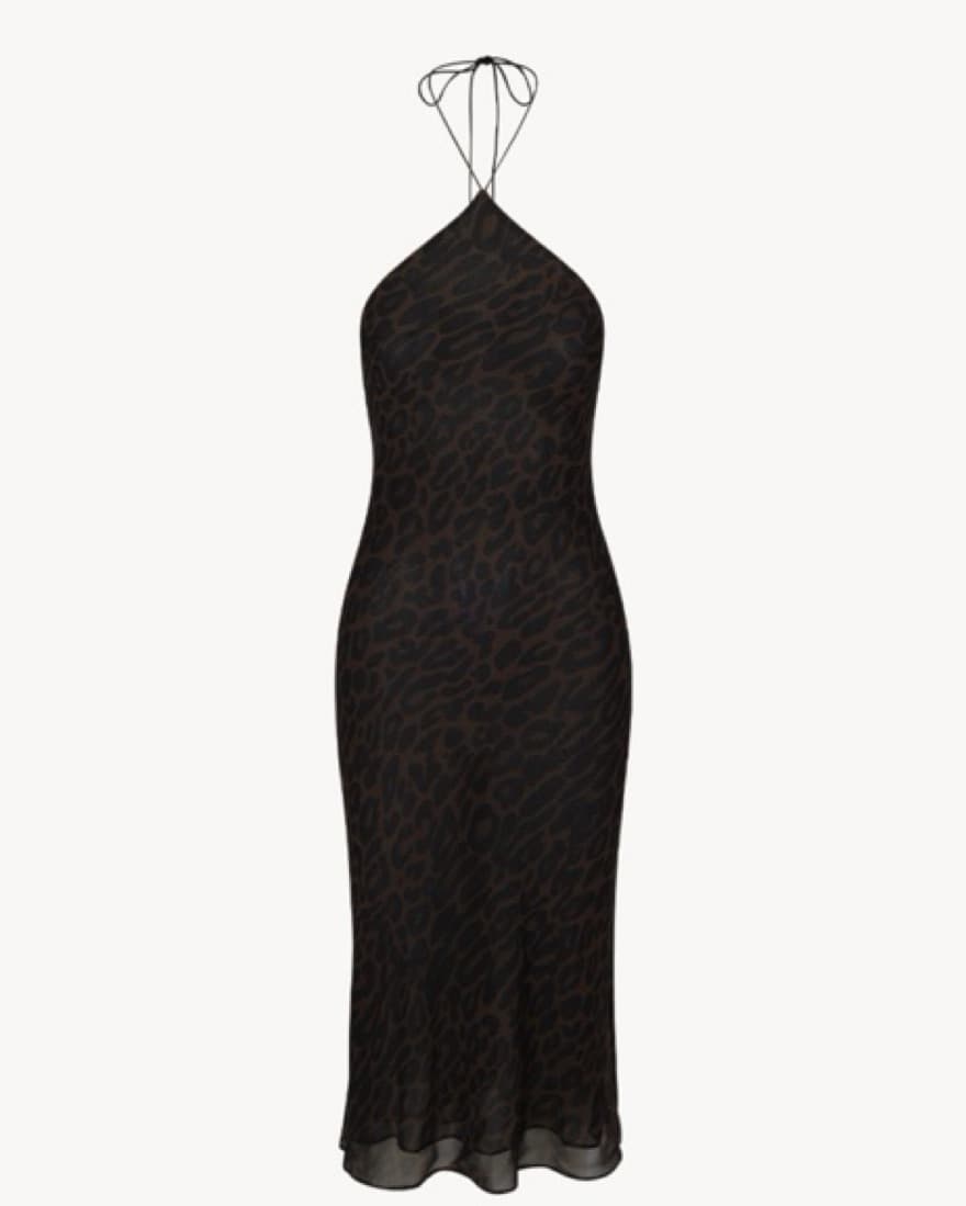 Realisation Electra Leopard Midi Dress - Image 1