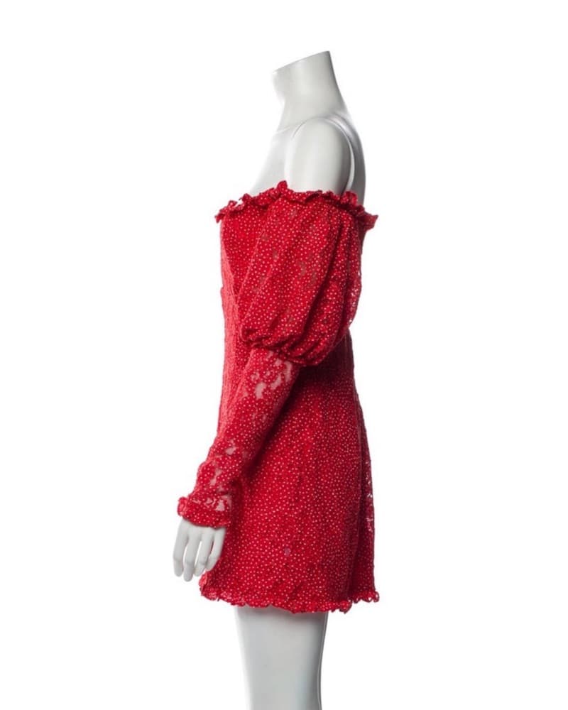 Valentines day Vibes Polka Dot Dress - Image 4