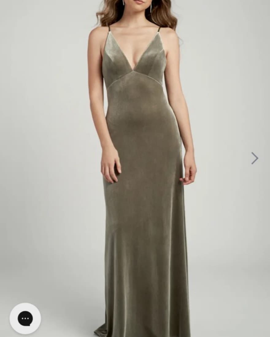 Velvet Sage Gown - Image 1