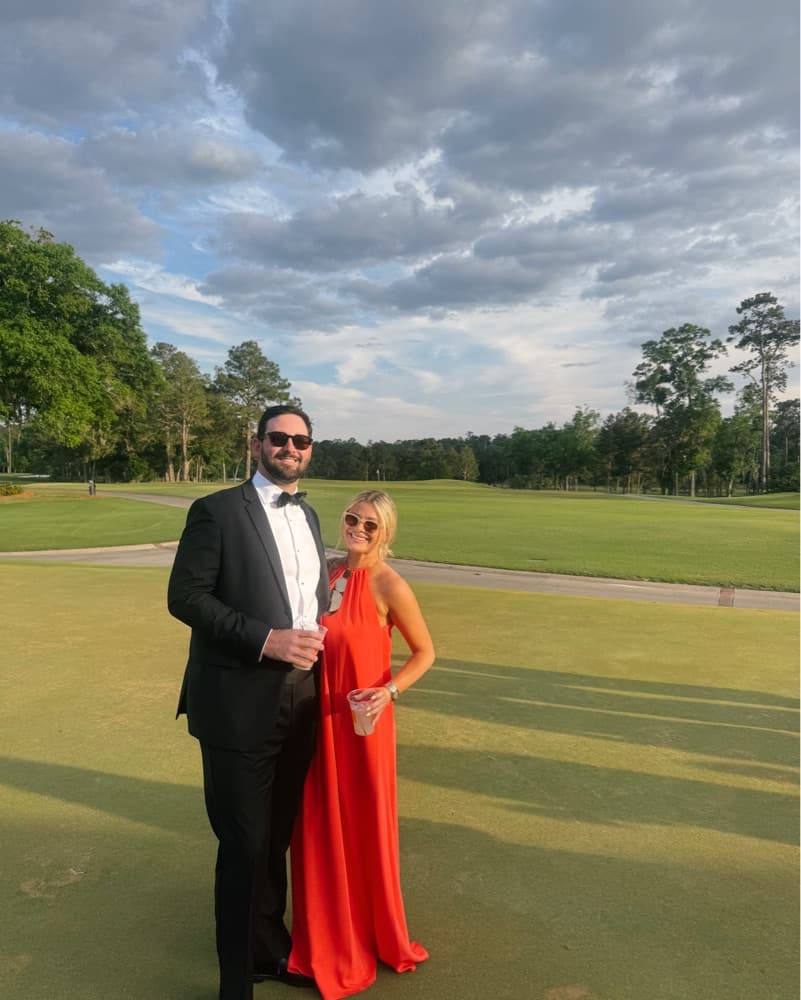 Alexis Orange Celestino Gown - Image 1