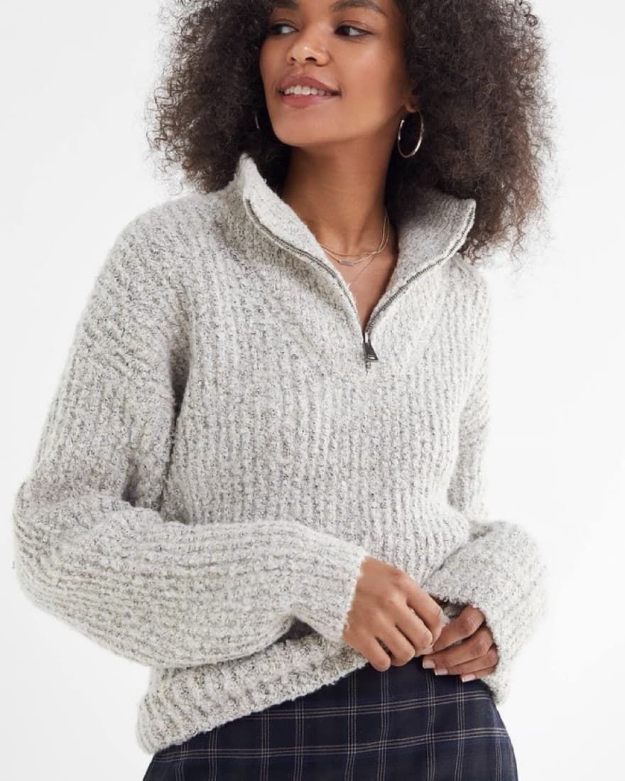 UO Knitted Quarter-Zip - Image 1