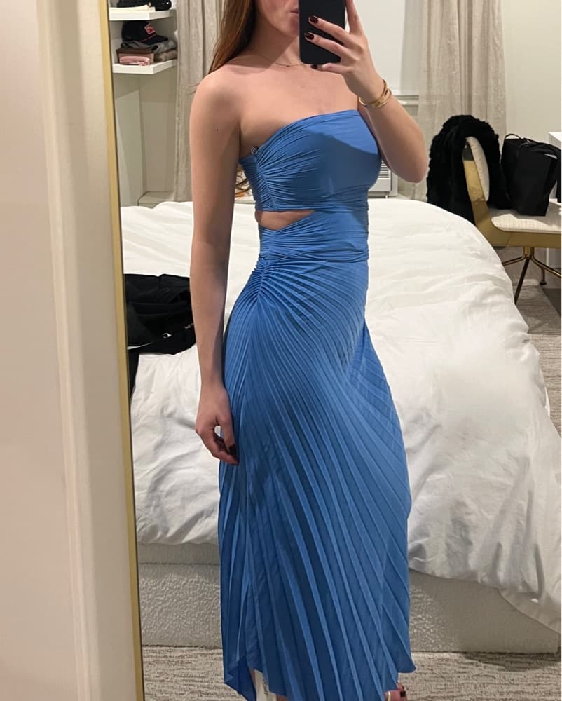 ALC Blue Dress - Image 4